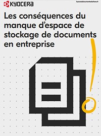 Couverture Les conséquences du manque d’espace de stockage de documents en entreprise