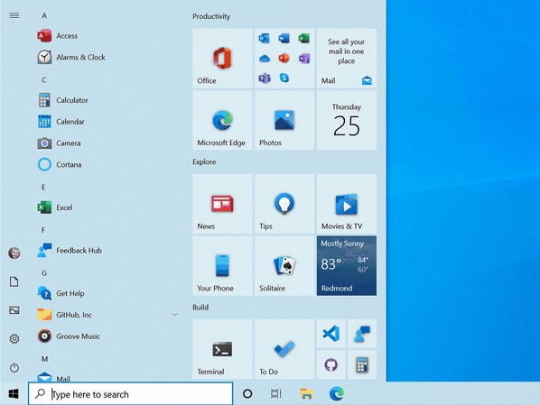 Windows 10 : Microsoft ne transforme pas que le menu Démarrer